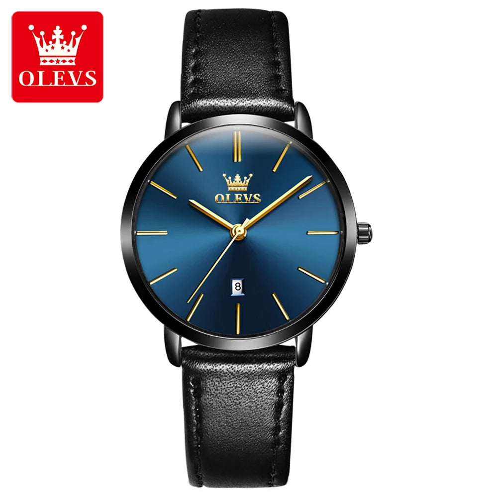 OLEVS brand watch hot selling thin quartz watch waterproof women's watch 5869