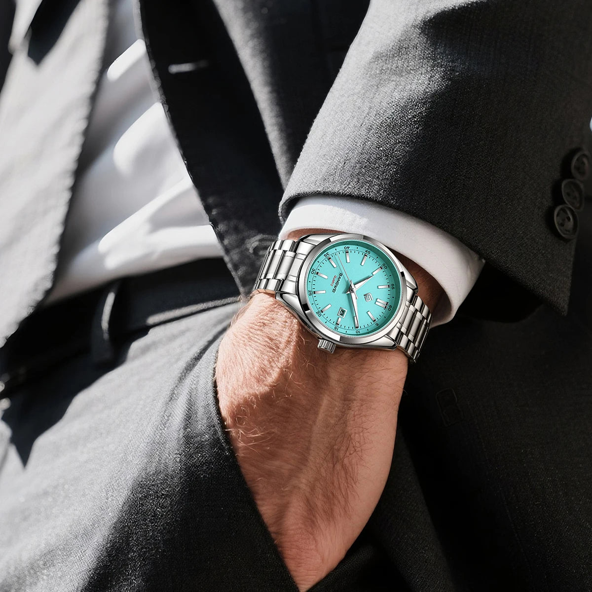 LIGE Watch Men Luxury Business Luminous Stainless Steel Male Quartz Wristwatches Waterproof Calendar Clock Relojs Hombre+Box