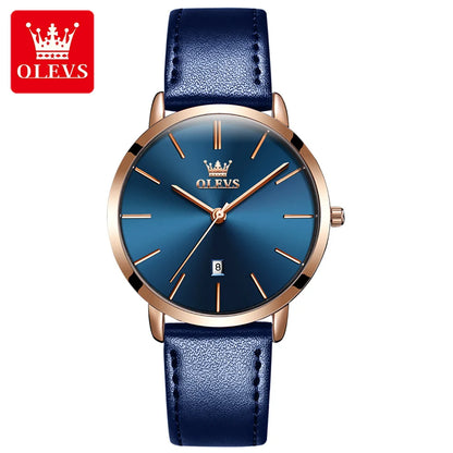 OLEVS brand watch hot selling thin quartz watch waterproof women's watch 5869