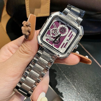 Steel Strap Large Dial Mechanical Face Luxury Fashion Accessory