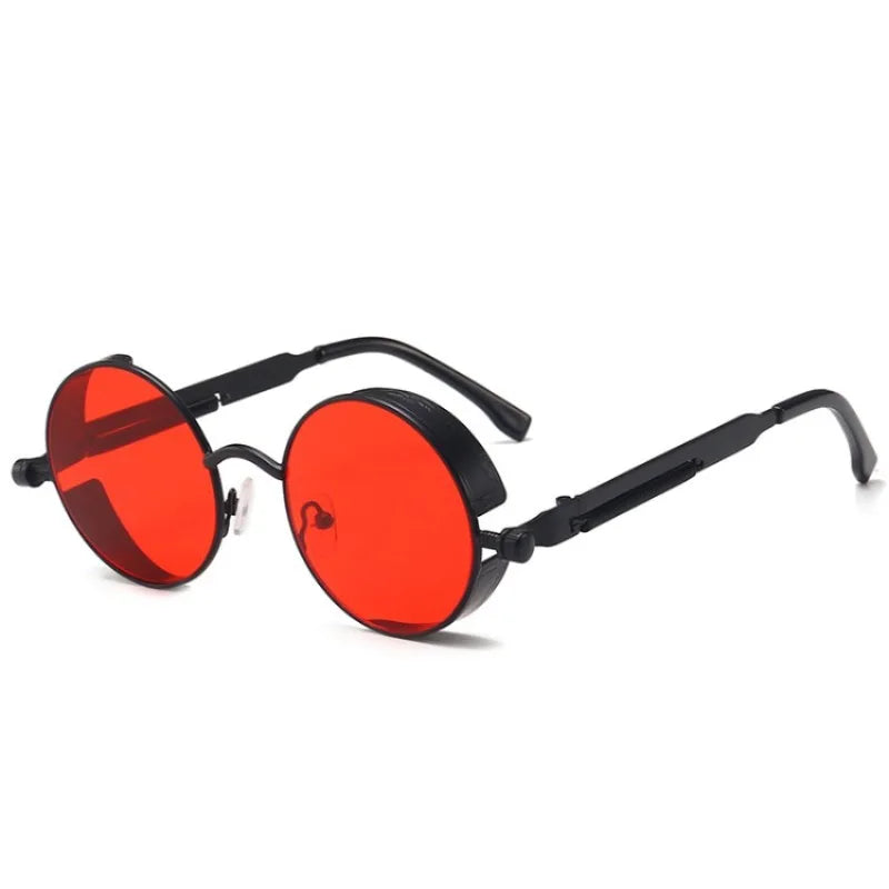Steampunk Glasses New Fashion Round Sunglasses Europe And The United States Retro Glasses Trend Men and Women Models Sunglasses