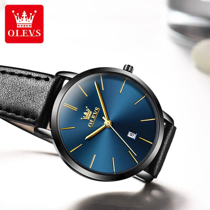 OLEVS brand watch hot selling thin quartz watch waterproof women's watch 5869