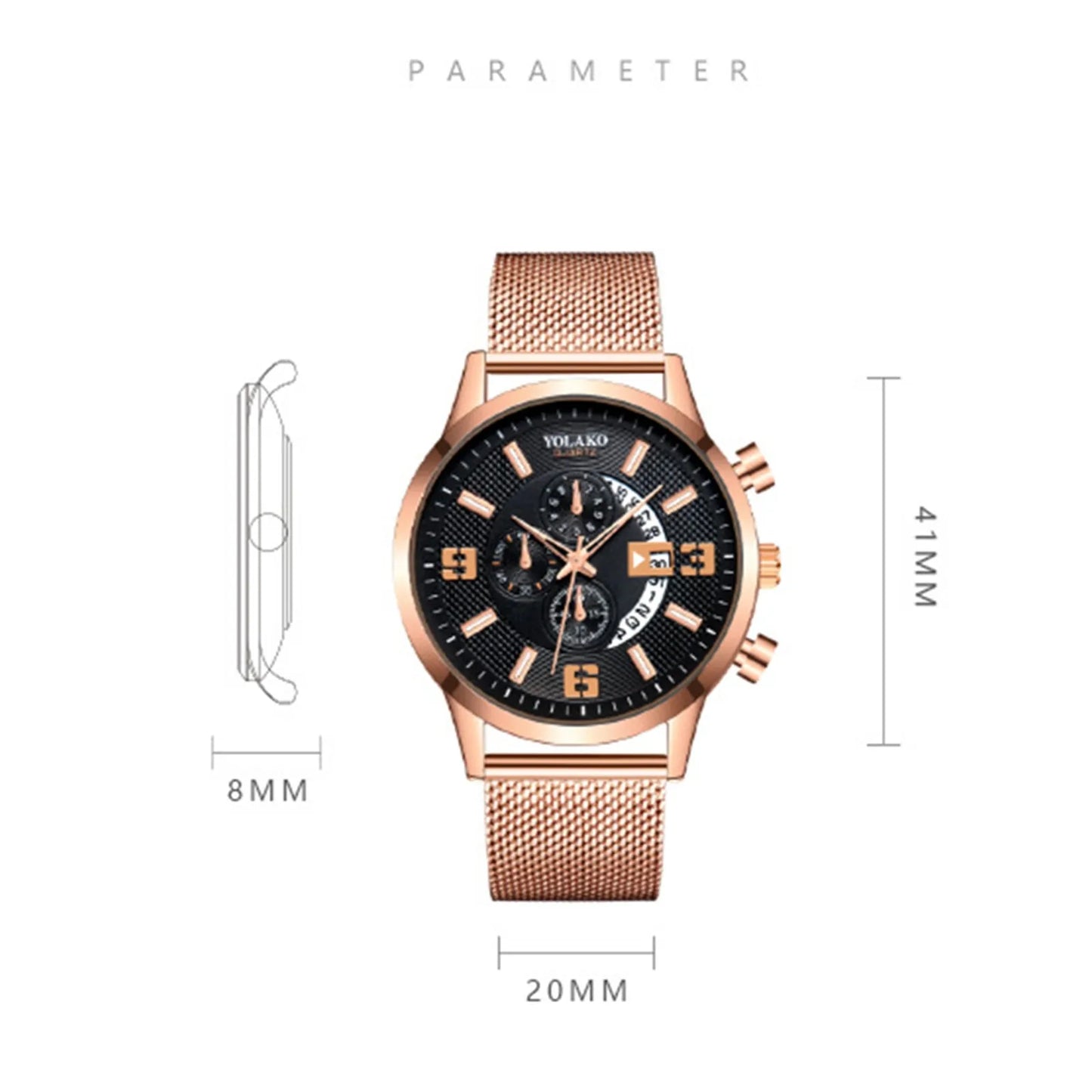 Unisex Minimalist Watch Stylish Gift for Him Her Elegant Professional Timepiece Trendy Accessory for Professional Wear Essential