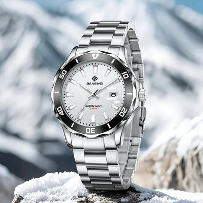 LIGE Fashion Mens Watches Quartz Sport Business Date Watch Luxury Luminous 3ATM Waterproof Casual Men Wristwatch