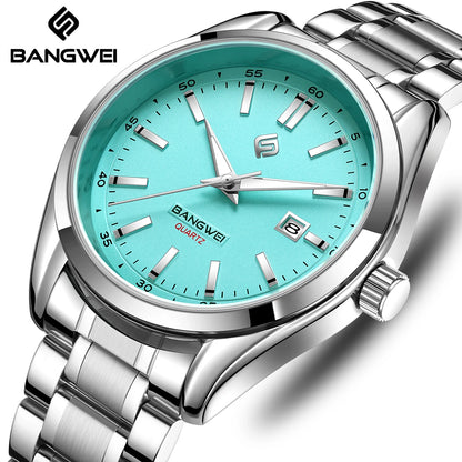 LIGE Watch Men Luxury Business Luminous Stainless Steel Male Quartz Wristwatches Waterproof Calendar Clock Relojs Hombre+Box