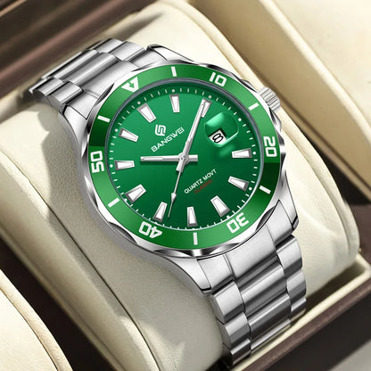 LIGE Fashion Mens Watches Quartz Sport Business Date Watch Luxury Luminous 3ATM Waterproof Casual Men Wristwatch