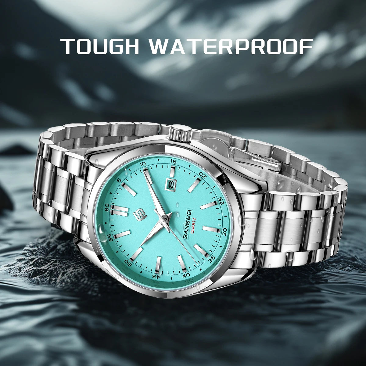 LIGE Watch Men Luxury Business Luminous Stainless Steel Male Quartz Wristwatches Waterproof Calendar Clock Relojs Hombre+Box