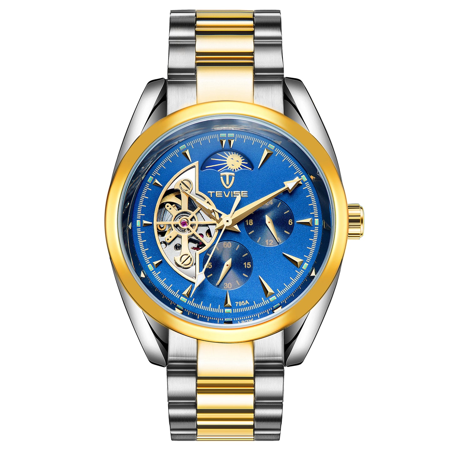TEVISE New Men Luxury Automatic Mechanical Watch