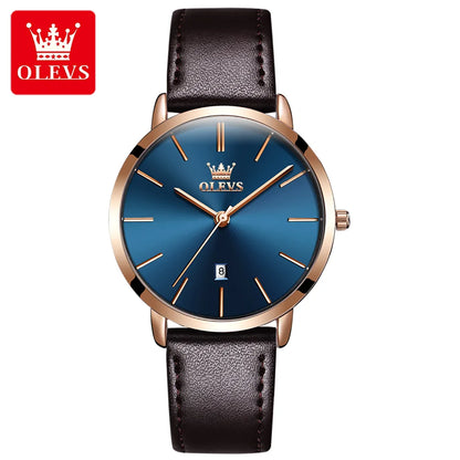 OLEVS brand watch hot selling thin quartz watch waterproof women's watch 5869
