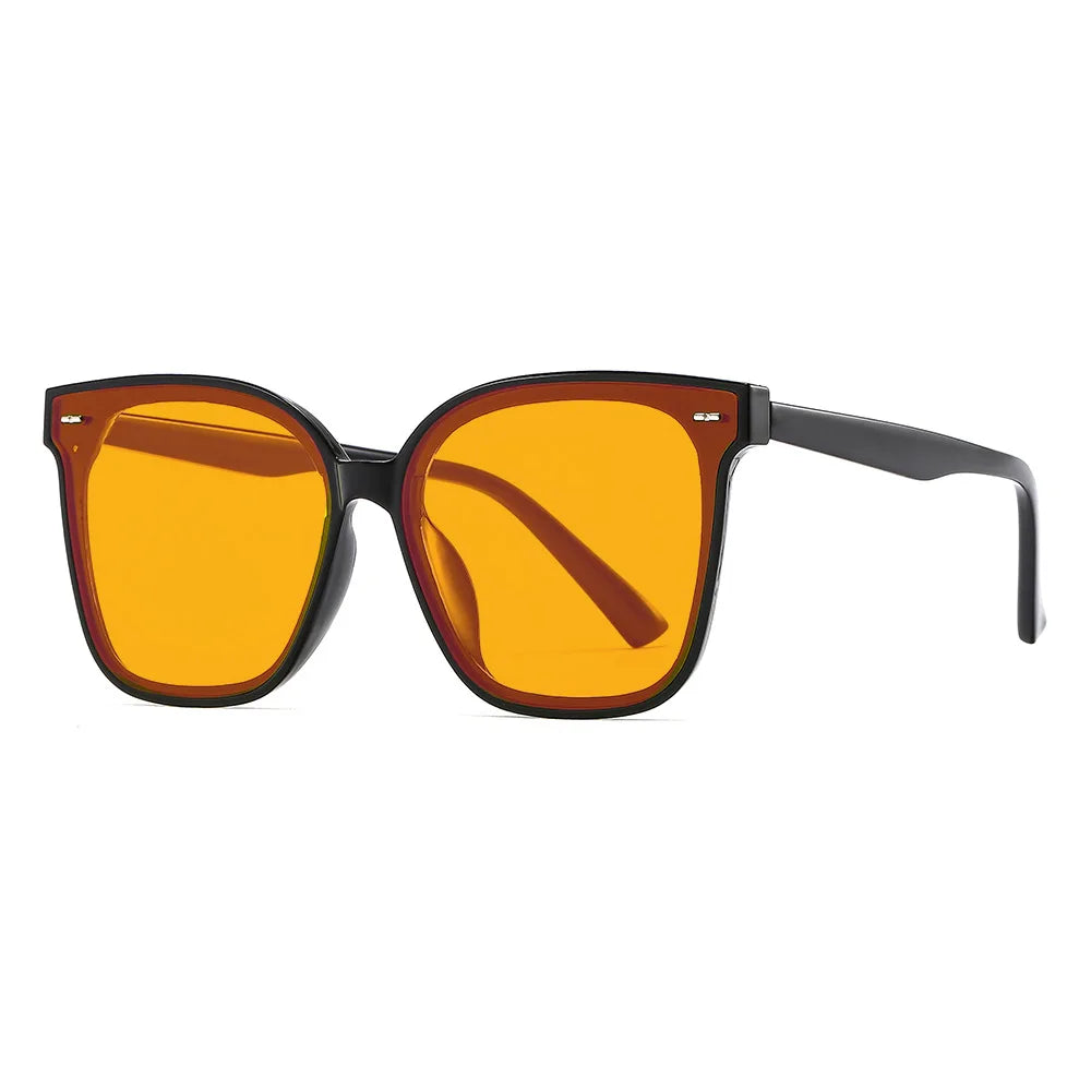 New Vintage Big Square Sunglasses Women Men Luxury Brand UV400 Protection Sun Glasses Sunscreen Outings Driving Eyewear