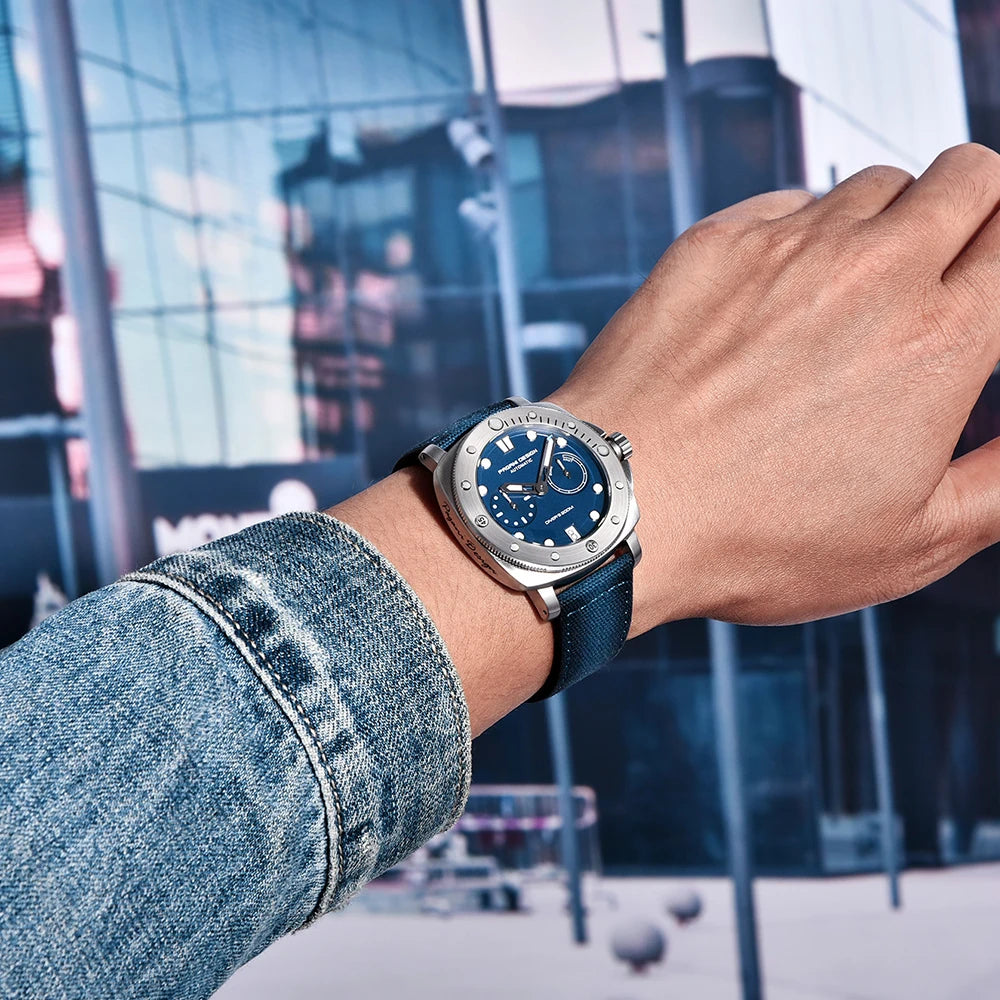 PAGANI DESIGN New Men's Automatic Mechanical Diving Watch 200m Waterproof AR Sapphire Glass Energy Storage Display Gift Box Set