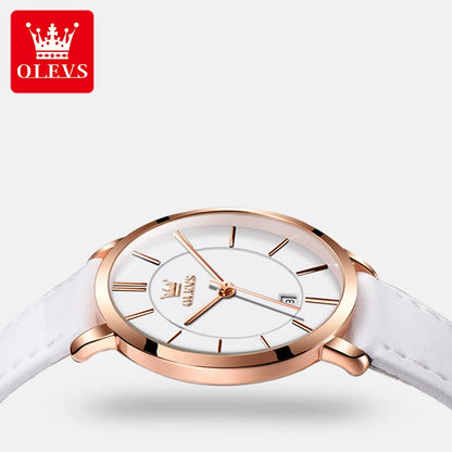OLEVS brand watch hot selling thin quartz watch waterproof women's watch 5869
