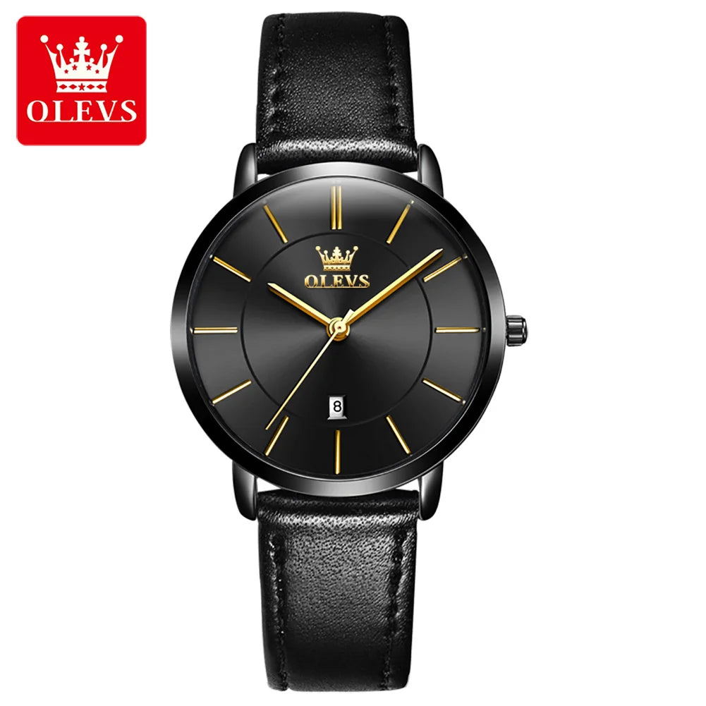 OLEVS brand watch hot selling thin quartz watch waterproof women's watch 5869
