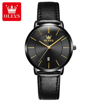 OLEVS brand watch hot selling thin quartz watch waterproof women's watch 5869