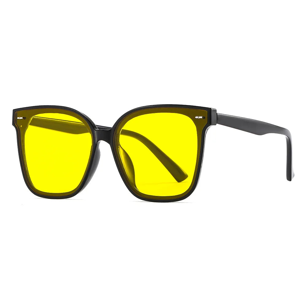 New Vintage Big Square Sunglasses Women Men Luxury Brand UV400 Protection Sun Glasses Sunscreen Outings Driving Eyewear