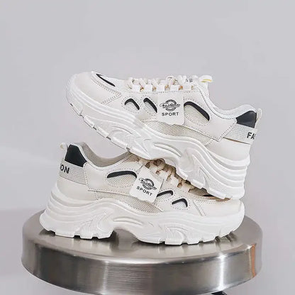 Increases Height Non-slip Heels Shoes Sports Women's Shoes Size 46 Heels Sneakers Sapatenes Designer Genuine Brand