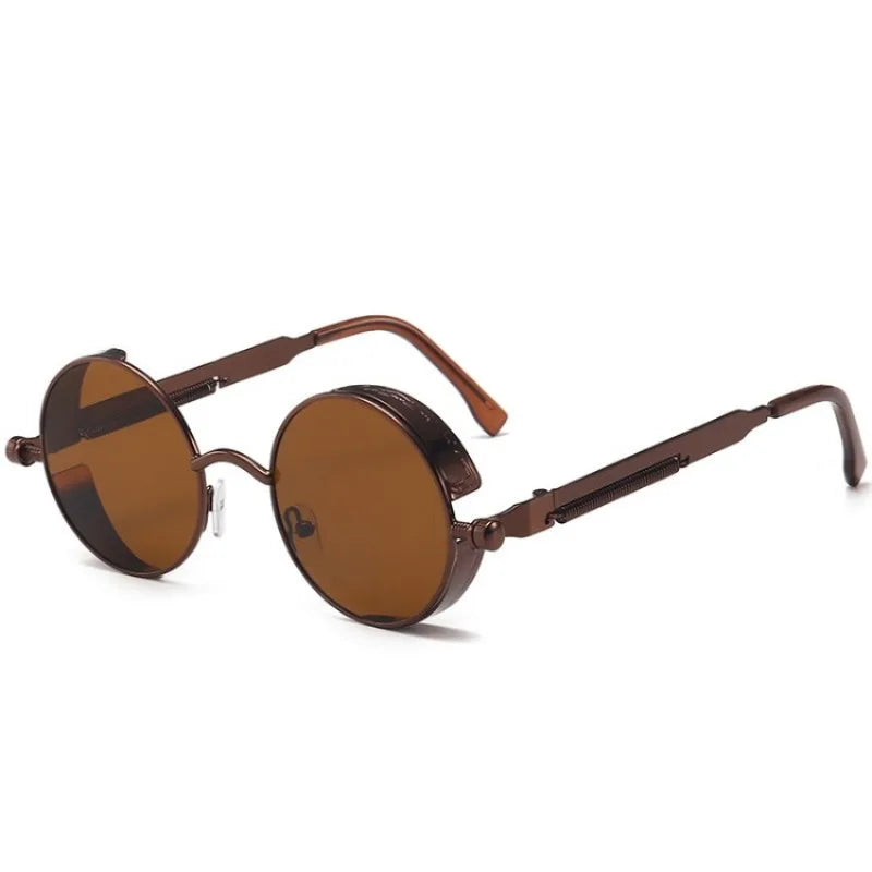 Steampunk Glasses New Fashion Round Sunglasses Europe And The United States Retro Glasses Trend Men and Women Models Sunglasses