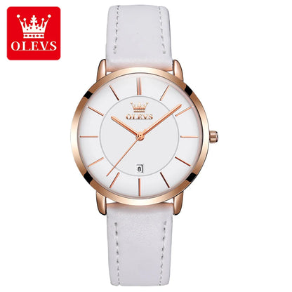 OLEVS brand watch hot selling thin quartz watch waterproof women's watch 5869